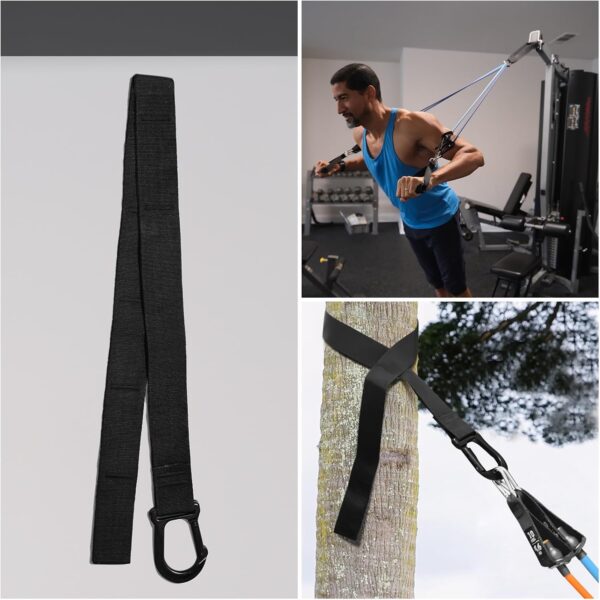 Resistance Bands Set with Separate Outdoor Anchor, KAKICLAY Exercise Bands for Indoor and Ourdoor Use, Versatile Resistance Bands for Men and Women - Image 3