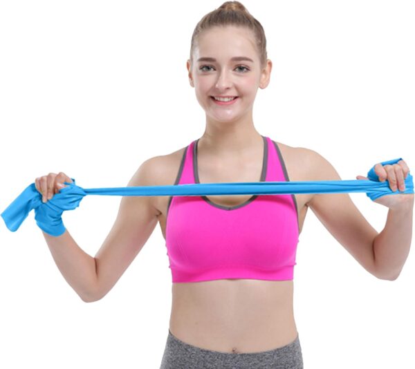 Resistance Bands Elastic Exercise Bands Set for Recovery, Physical Therapy, Yoga, Pilates, Rehab,Fitness,Strength Training - Image 3