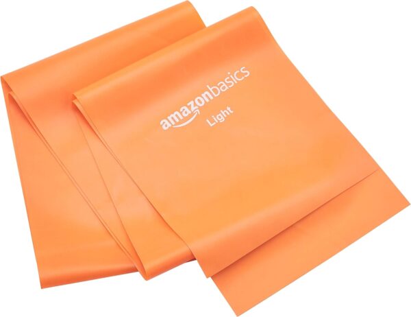 Amazon Basics Resistance Bands, Set of 3, Orange/Green/Pink - Image 3