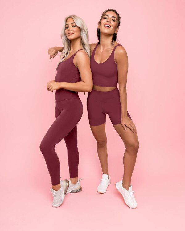 Kamo Fitness Ellyn High Waisted Yoga Shorts 6" Inseam Butt Lifting Tie Dye Soft Workout Pants Tummy Control - Image 2