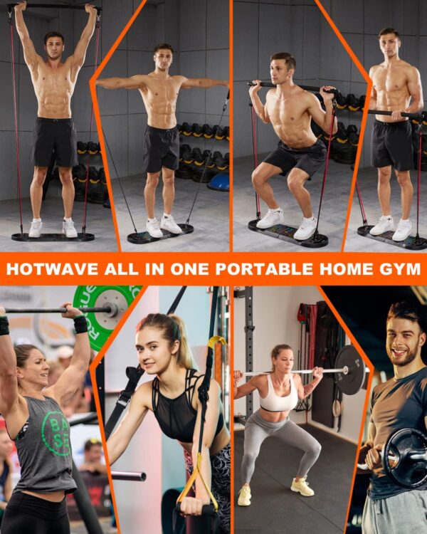 HOTWAVE Push Up Board Fitness, Portable Foldable 20 in 1 Push Up Bar at Home Gym, Pushup Handles for Floor. Professional Strength Training Equipment For Man and Women,Patent Pending - Image 3