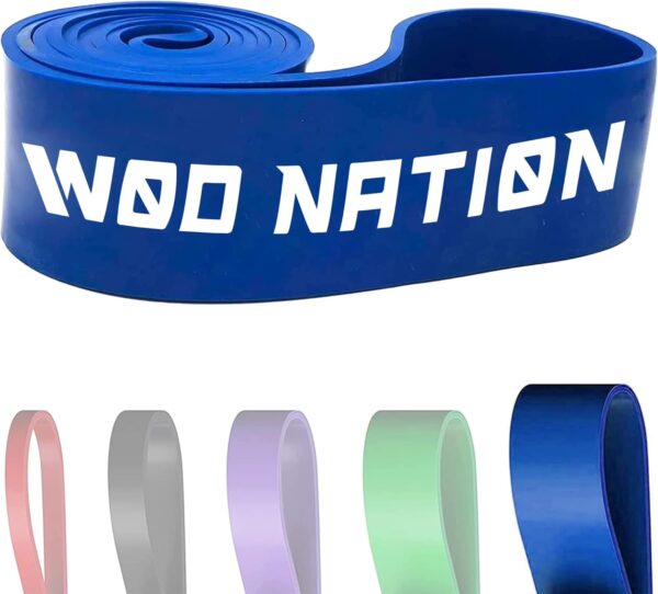 WOD Nation Pull Up Assistance Bands (10-175lbs Band) - Best for Pullup Assist, Chin Ups, Resistance Bands Exercise, Stretch, Mobility Work & Serious Fitness - 41 inch Straps - Image 7