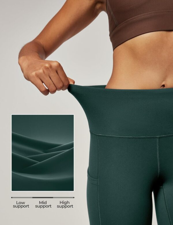 IUGA High Waist Yoga Pants with Pockets, Leggings for Women Tummy Control, Workout Leggings for Women 4 Way Stretch - Image 4