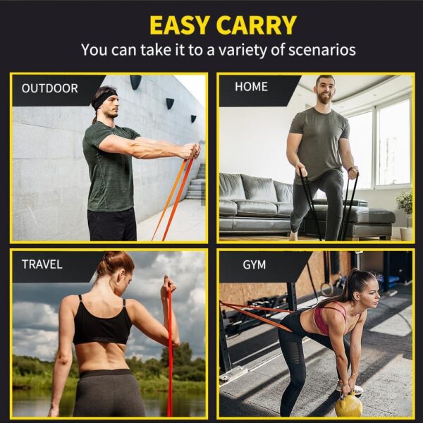 Resistance Band Pull up Band Fitness Exercise Bands Natural Latex for Workout Body Stretch Powerlifting Band Fitness Sport Training at Home/The Gym - Image 6