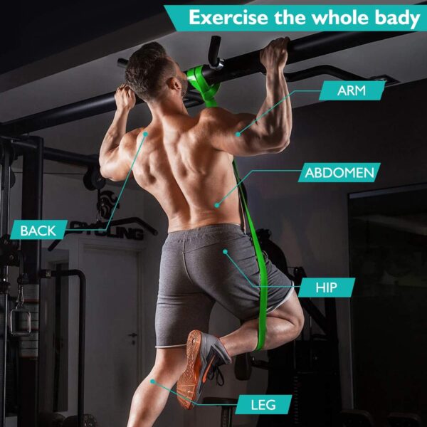 Resistance Band, Pull Up Bands, Pull Up Assistance Bands, Workout Bands, Exercise Bands, Resistance Bands Set with Door Anchor, Working Out, Physical Therapy, Shape Body, Men and Women - Image 4