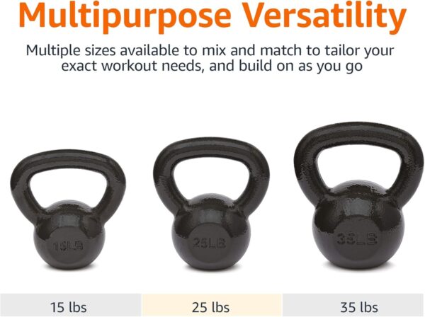 Amazon Basics Cast Iron Kettlebell - Image 4