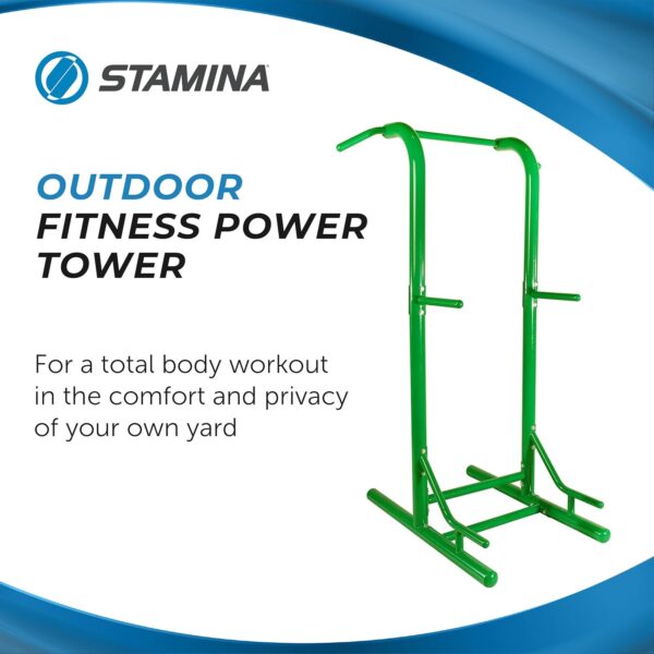 Outdoor Fitness Multi-Use Strength Training Power Tower - Image 3