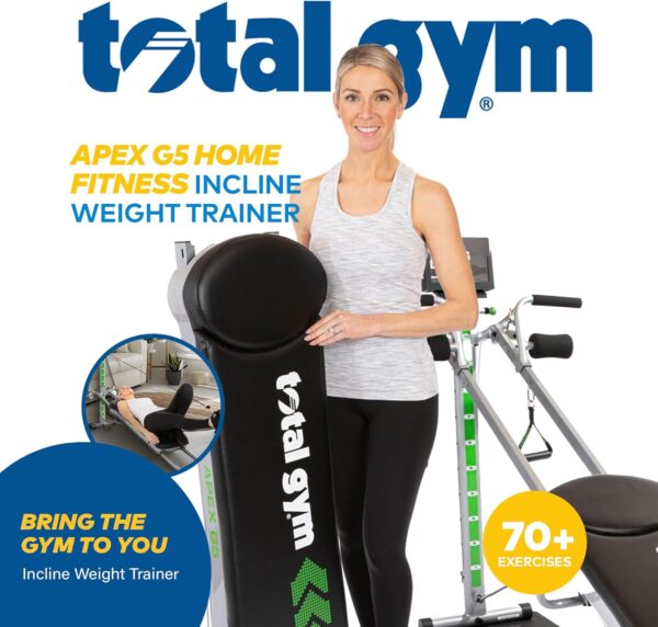 Total Gym APEX Versatile Indoor Home Gym Workout Total Body Strength Training Fitness Equipment - Image 2