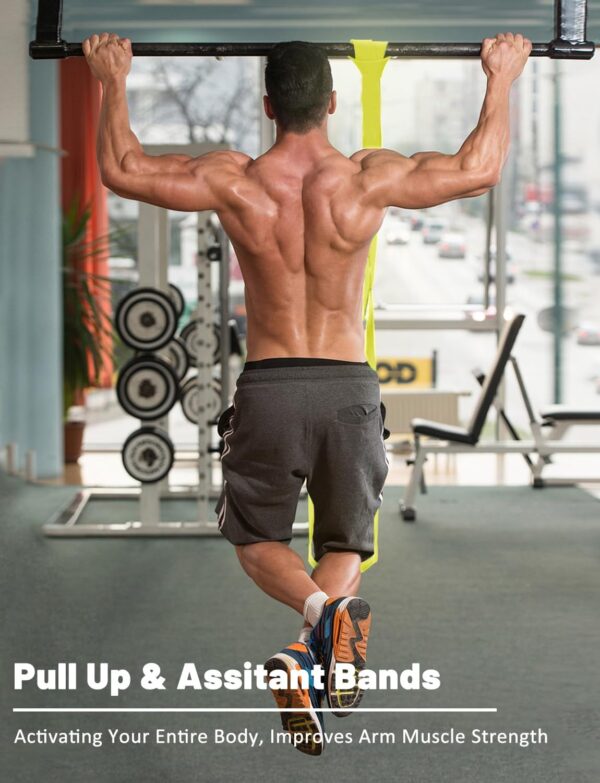 Resistance Bands Set, Pull Up Bands - Workout Bands, Eexercise Bands, Long Resistance Bands Set for Working Out, Fitness, Training, Physical Therapy for Men Women - Image 4
