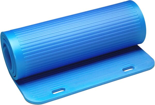 TheraBand Exercise Mat Size: 0.6" H x 40" W x 75" D, Color: Blue - Image 2