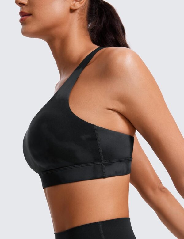 CRZ YOGA Women's Strappy Sports Bras Fitness Workout Padded Yoga Top Criss Cross Back Cami - Image 4