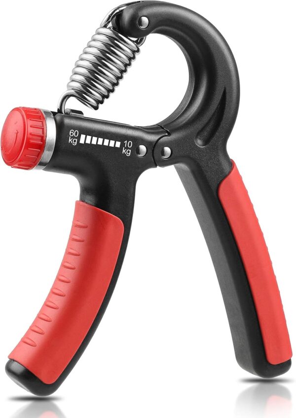 NIYIKOW Grip Strength Trainer, Hand Grip Strengthener, Adjustable Resistance 22-132Lbs (10-60kg), Forearm Strengthener, Perfect for Musicians Athletes