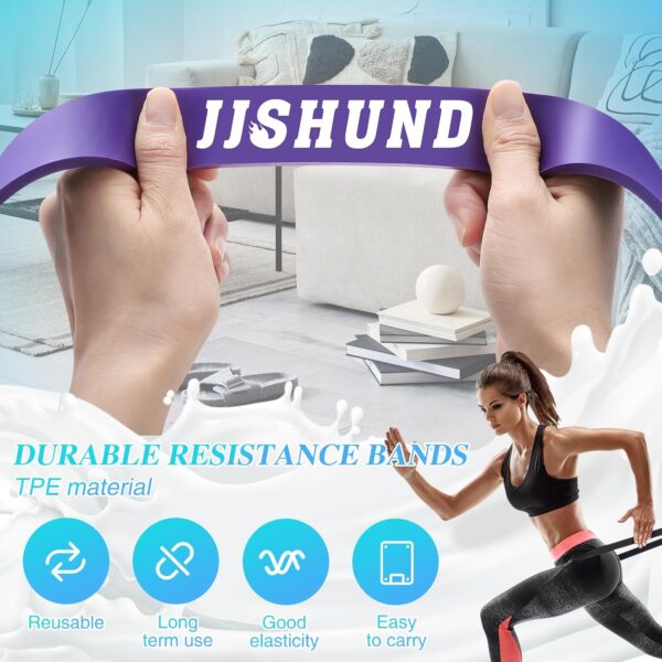 Resistance Bands, Pull Up Assistance Bands Pull Up Bands Exercise Bands for Men Women, Workout Bands for Working Out, Muscle Strength Training, Body Stretching - Image 3