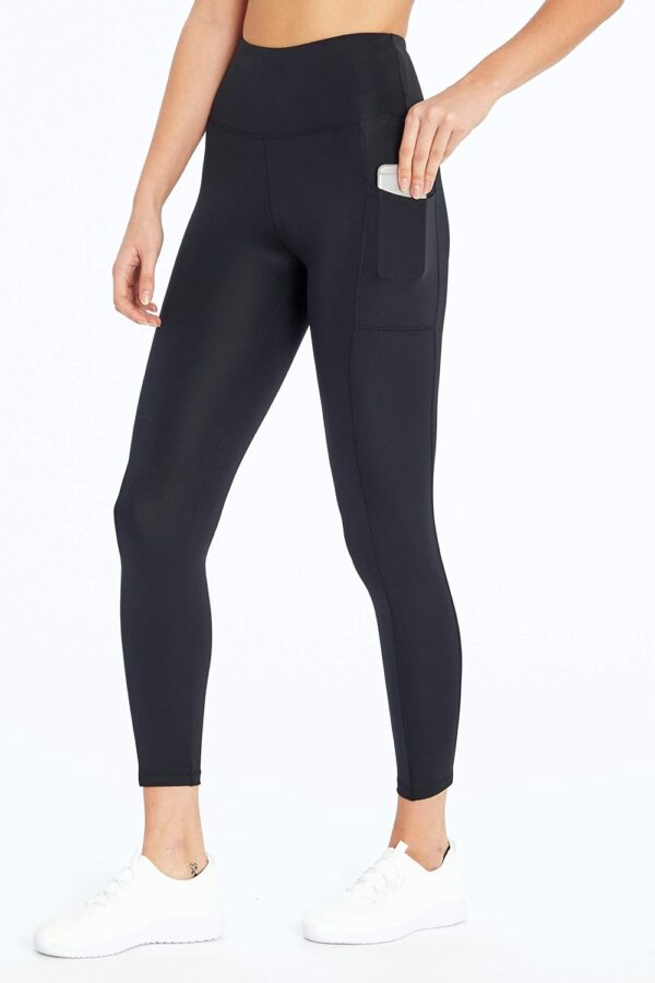 Bally Total Fitness Women's High Rise Side Pocket Ankle Legging