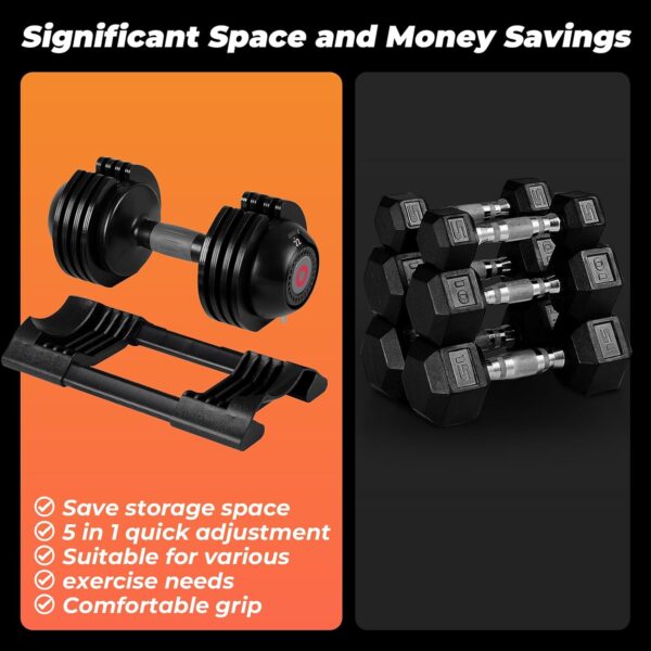 Adjustable Dumbbell Set - Image 2