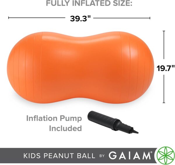 Active Seat Peanut Shaped Bounce Desk Chair -Exercise Yoga Balance Sitting Ball - Sensory Toys- Flexible Seating, Wiggle Seat for Boys and Girls - Image 2