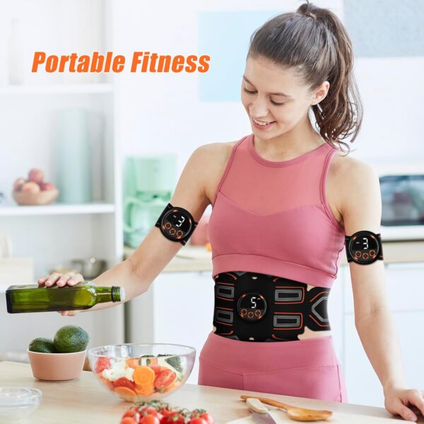 ABS Stimulator, Abdominal Toning Belt Trainer, Abs Workout Equipment, Ab Sport Exercise Belt for Men and Women BFB-11 - Image 3