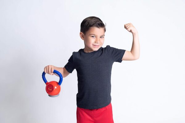 WOD Toys® Kettle Kid Kettlebell Red - Safe, Durable Kettle Bell Weight lifting Toy for Kids Fitness - Kid Gym Workout and Exercise Equipment for Toddlers and Children - Image 5