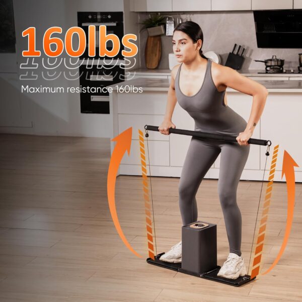 SR3 Smart Home Gym Equipment ，Portable Full Body Strength Training Machine for Home Workout，All in One Foldable Resistance Adjustable Fitness Equipment - Image 4