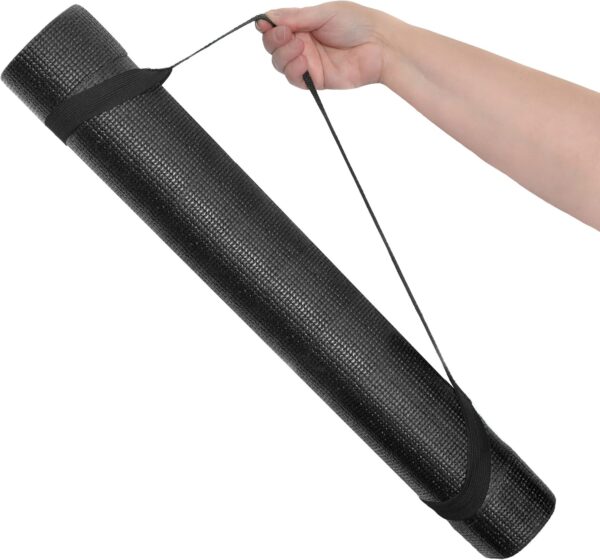 10-Pack Classic Yoga Mat With Carrying Strap, 68" x 24" Non Slip Exercise Mat, 4mm Thick Fitness Mat, Anti-Tear, Bulk Yoga Mats for Home Workout, Gym, School, or Studio - Image 2