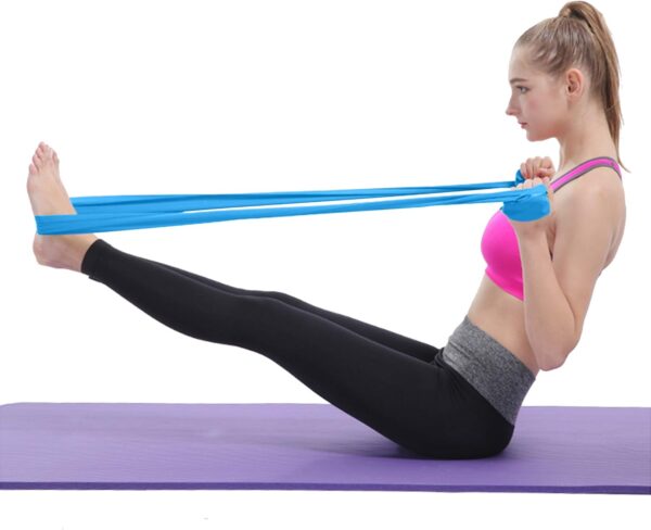 Resistance Bands Elastic Exercise Bands Set for Recovery, Physical Therapy, Yoga, Pilates, Rehab,Fitness,Strength Training - Image 4