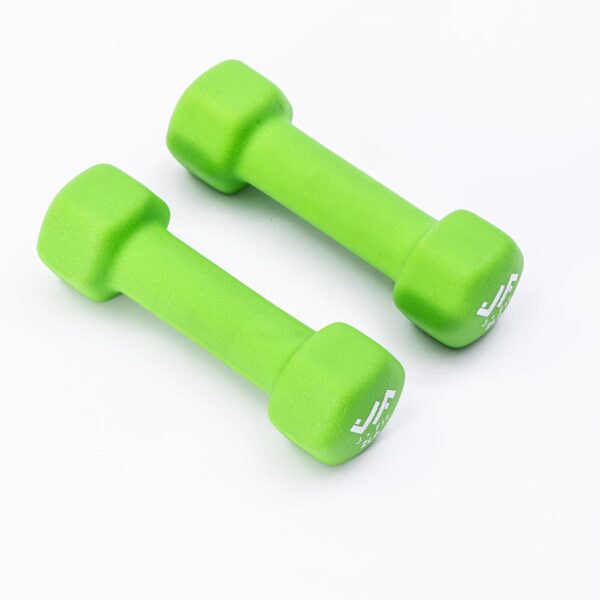 JFIT Neoprene Dumbbell Pairs, 2 LB