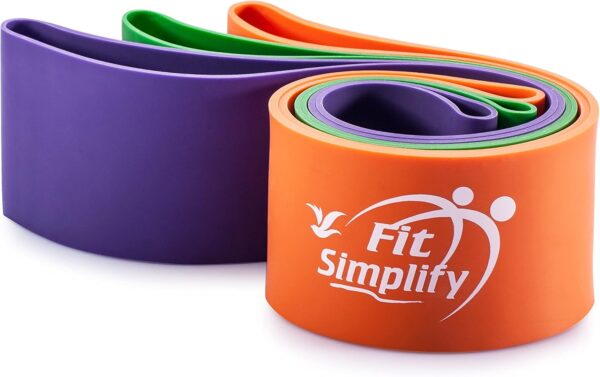 Fit Simplify Pro Series Resistance Loop Exercise Bands, Set of 3 - Image 5