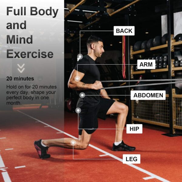 Long Resistance Bands, WeluvFit Workout Bands Resistance for Women and Men, Fitness Loop Booty Stretch Exercise Bands for Full Body Workout & Weight Training, Pull Up Assistance Bands for Home Gym - Image 4