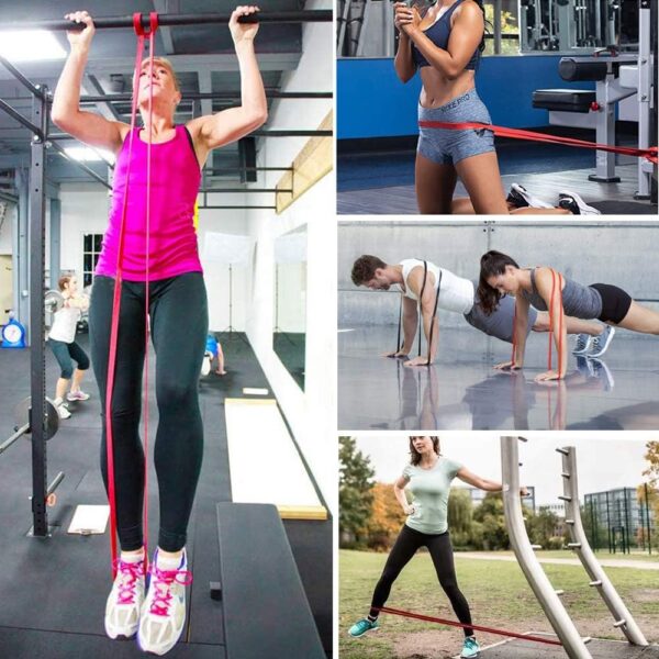 Pull-Up Bands Resistance-Bands Exercise-Bands - Pull up Assistance Bands Workout Bands Resistance for Women Long Resistance Bands Resistance Loop Bands Perfect for Gym Home - Image 7