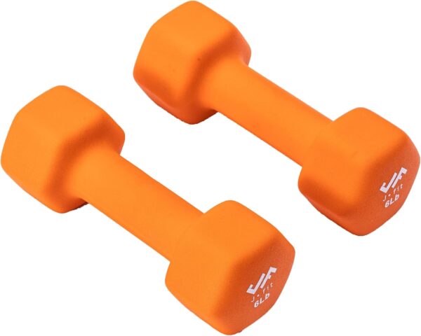 JFIT Neoprene Dumbbell Pairs, 6 LB