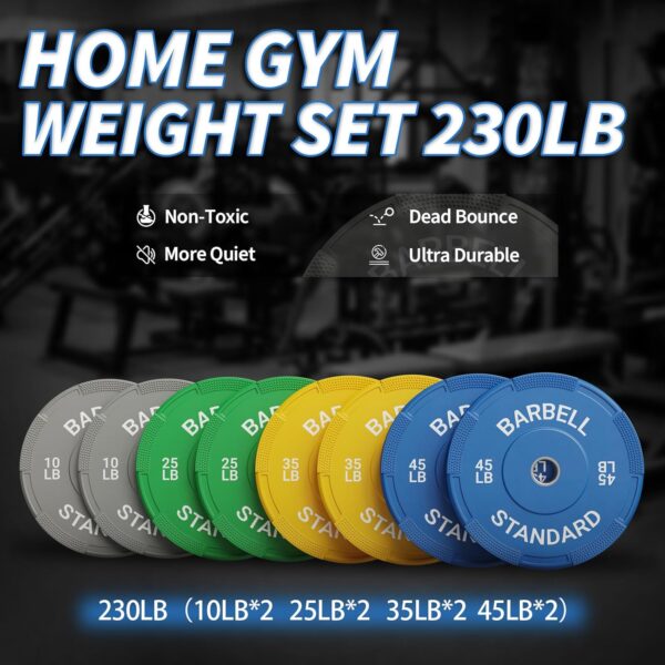 Mikolo Smith Machine, 2200lbs Squat Rack with LAT-Pull Down System & Cable Crossover Machine, Training Equipment with Leg Hold-Down Attachment, Garage & Home Gym Package - Image 3