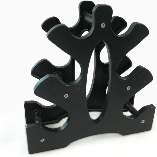 CAP Barbell 32 LB Set of Neoprene Dumbbells with Rack - Image 5