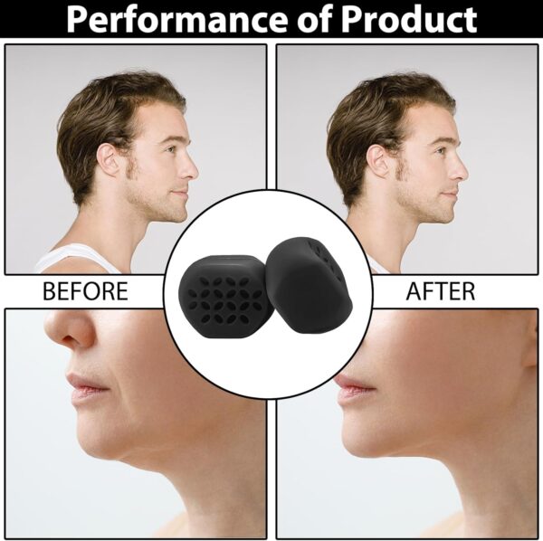 Jawline Exerciser for Men & Women, jaw Strengthener, Jawline Shaper Facial Fitness Muscle Trainer, Powerful Jawline Sculptor Exerciser - Image 3