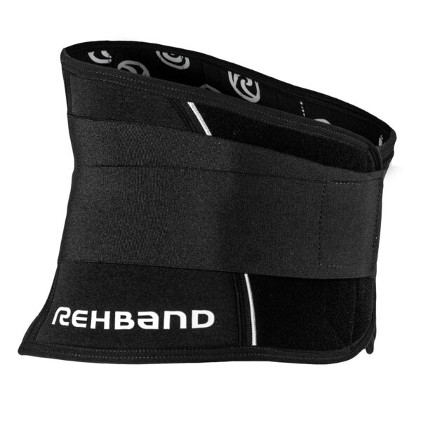 Rehband X-Stable Back Support, Neoprene back compression support 5mm, strong support for fitness and daily life, stabilizes lower back, Colour:Black, Size:Large - Image 2