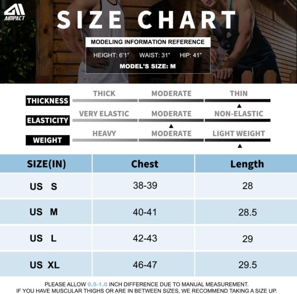 AIMPACT Men Athletic Workout Tank Top Mesh Casual Sleeveless Shirts - Image 6
