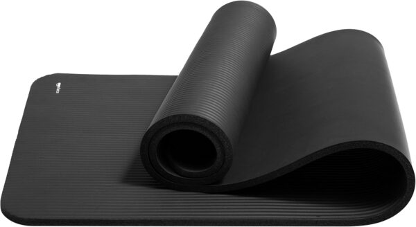 Amazon Basics 1/2 Inch Extra Thick Exercise Yoga Mat with Carrying Strap - Image 2
