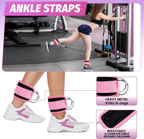 Gym Barbell Pad Set: Hip Thrusts Pad for Squats Weight Lifting Gym Equipment Accessories - Image 5