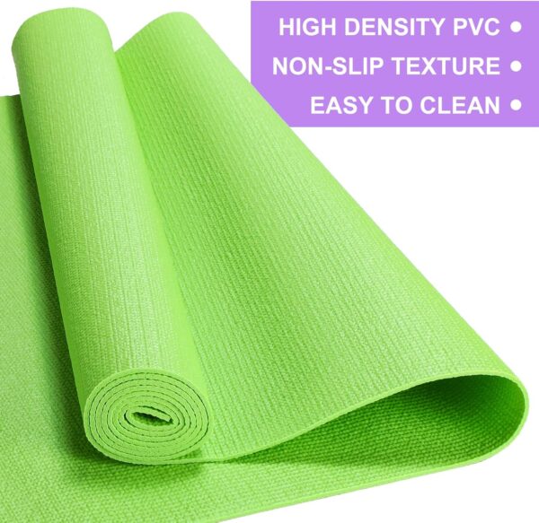 Funtery 16 Pcs Thick Yoga Mat Bulk, 68'' x 24'' x 3mm Exercise Workout Mat Non Slip Fitness Yoga Pad for Women Gym Home Yoga Pilates, Easy to Clean, Durable - Image 3