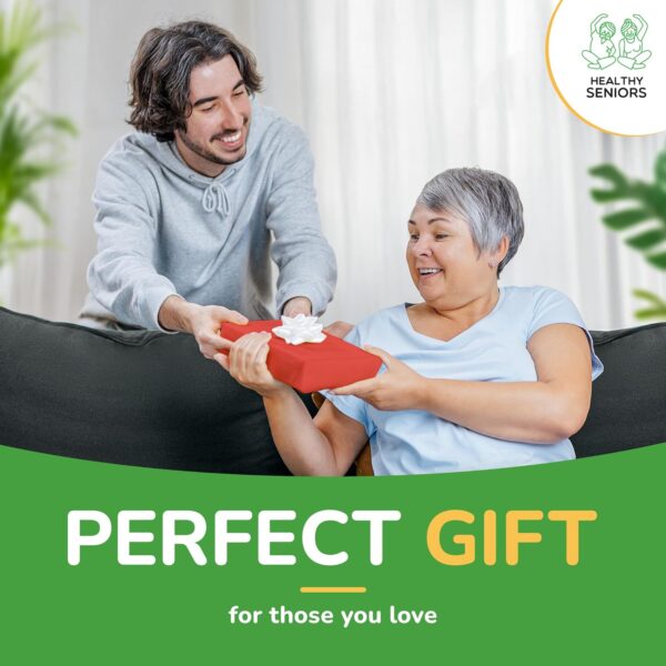 Chair Exercises for Seniors - Two Resistance Bands, Handles, and Printed Exercise Guide. Adjustable Fitness Equipment for Seniors, Elderly Home. Occupational & Physical Therapy Aids - Image 6