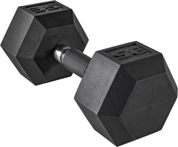 CAP Barbell Coated Dumbbell Weights with Padded Grip, Single, 35 LBS