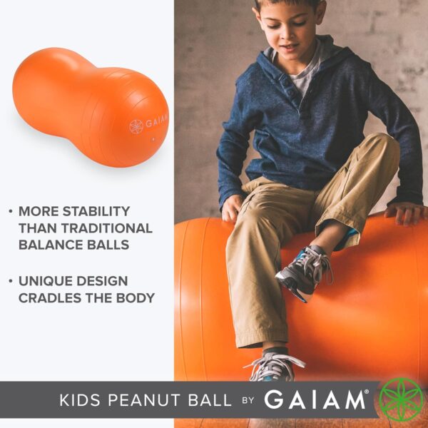 Active Seat Peanut Shaped Bounce Desk Chair -Exercise Yoga Balance Sitting Ball - Sensory Toys- Flexible Seating, Wiggle Seat for Boys and Girls - Image 5