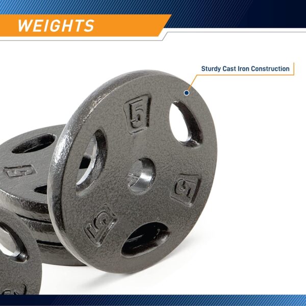 Marcy 40 lbs Adjustable Dumbbell Set with Collars for Home Gym Bodybuilding, Weight Training, Strength Training - Image 6