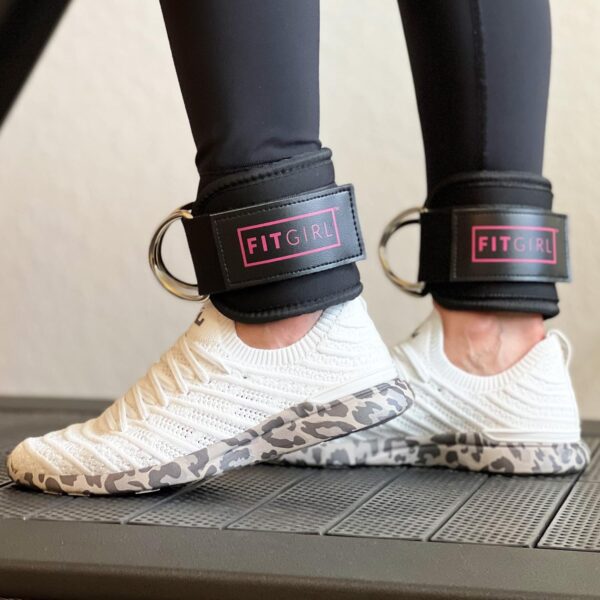 FITGIRL - Ankle Strap for Cable Exercise Machines, Work Out Cuff Attachment for Home & Gym, Glute Workouts - Kickbacks, Leg Extensions, Hip Abductors, for Exercise Machine Attachments - Image 3