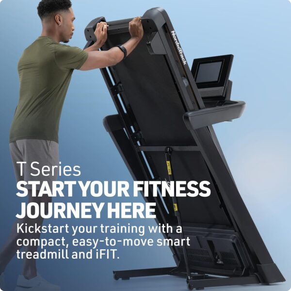 NordicTrack T Series: Perfect Treadmills for Home Use, Walking or Running Treadmill with Incline, Bluetooth Enabled, 300 lbs User Capacity - Image 5
