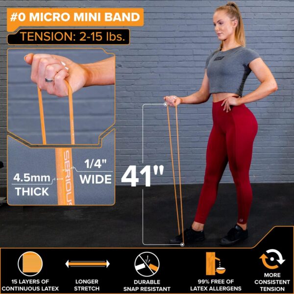 SERIOUS STEEL FITNESS Assisted 41" Pull-Up Band, Resistance & Stretch Band, Powerlifting Band & Pull-up Assist Loop Band (Single Band) - Image 6