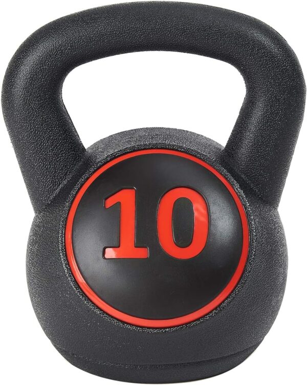 US Weight Plastic Kettlebell Set - 5, 10, and 15 Pound Kettlebells - Image 3