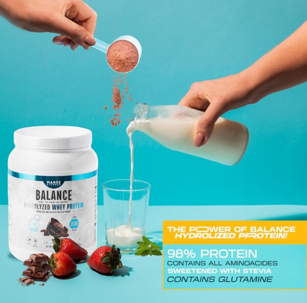 Hydrolyzed Whey Protein byMarceFitness Chocolate Flavor 1 Pound - Image 4