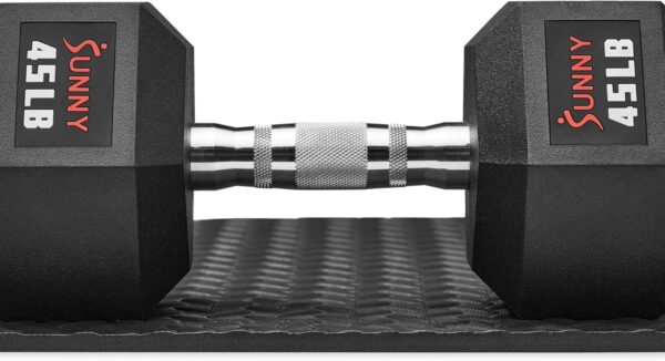 Sunny Health & Fitness Non-Slip Home Gym Mat – Workout Floor Protection Foam Pad for Treadmill, Bike, Elliptical, Yoga and Exercise Equipment – Available in Multiple Size Options - Image 5