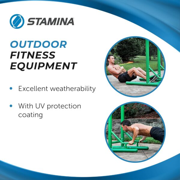 Outdoor Fitness Multi-Use Strength Training Power Tower - Image 8