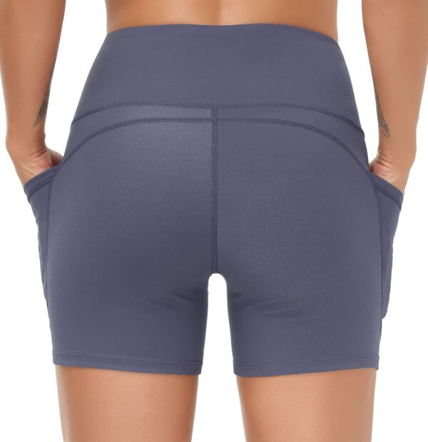 THE GYM PEOPLE High Waist Yoga Shorts for Women's - Image 5